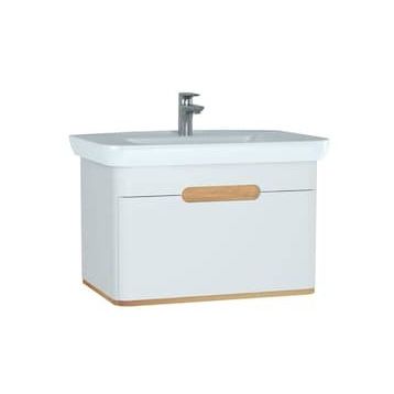 VitrA 60813 Sento 80 cm Mat Beyaz Lavabo Dolabı