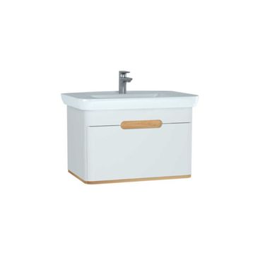 VitrA 60813 Sento 80 cm Mat Beyaz Lavabo Dolabı