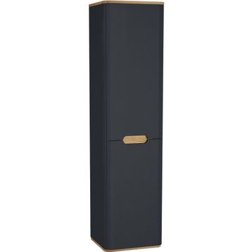 VitrA 60844 Sento Çamaşır Sepetli Ayaksız Sağ Mat Antrasit Boy Dolabı