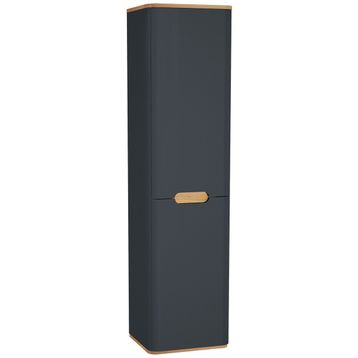 VitrA 60844 Sento Çamaşır Sepetli Ayaksız Sağ Mat Antrasit Boy Dolabı
