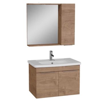 VitrA 65522 Quadrum 80 cm Banyo Dolabı Seti