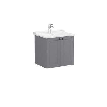 VitrA 68706 Root Classic Kapaklı 60 cm Mat Lacivert Lavabo Dolabı