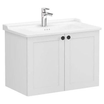 VitrA 68723 Root Classic 80 cm İki Kapaklı Açık Gri Lavabo Dolabı