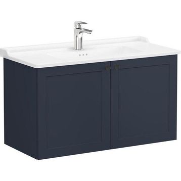 VitrA 68748 Root Classic Kapaklı 100 cm Mat Lacivert Lavabo Dolabı