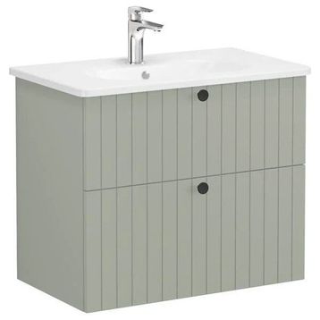 VitrA 69442 80 CM 2 Çekmeceli Mat Retro Yeşil Root Groove Lavabo Dolabı