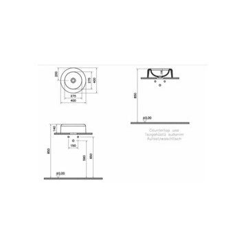 VitrA 7312B4030016 Liquid Çanak Lavabo