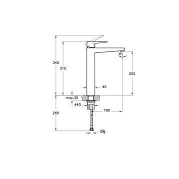 VitrA A4273329 Soft Bakır Root Square Çanak Lavabo Bataryası