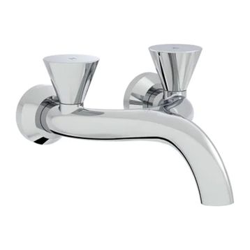 VitrA A42748 Liquid Krom Duvardan Lavabo Bataryası