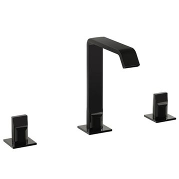 VitrA A4278439 Suit 3 Delikli Parlak Siyah Lavabo Bataryası