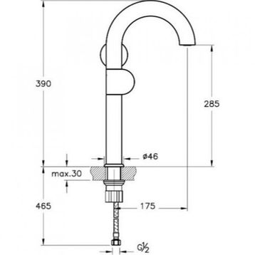 VitrA A4279139 Liquid Lavabo Bataryası