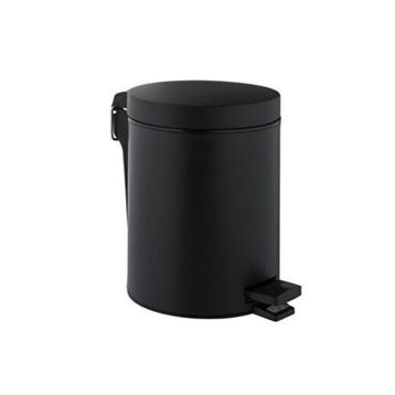 VitrA A4414936 Base 300 5 Litre Mat Siyah Çöp Kovası