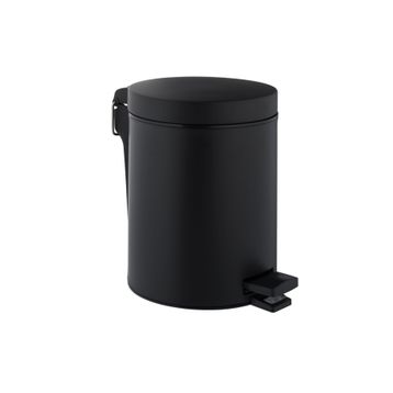 VitrA A4414936 Base 300 5 Litre Mat Siyah Çöp Kovası