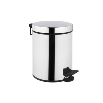 VitrA A44154 Base 100 5 Litre Krom Çöp Kovası