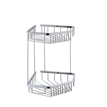 VitrA A44158 Base 300 Paslanmaz Çelik İkili Krom Süngerlik