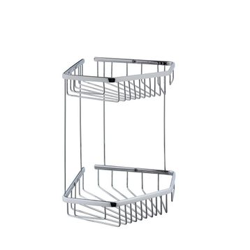 VitrA A44158 Base 300 Paslanmaz Çelik İkili Krom Süngerlik