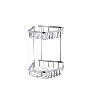 VitrA A44158 Base 300 Paslanmaz Çelik İkili Krom Süngerlik