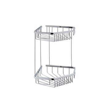 VitrA A44158 Base 300 Paslanmaz Çelik İkili Krom Süngerlik