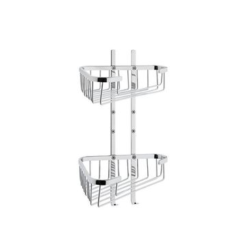 VitrA A44163 Base 300 Paslanmaz Çelik İkili Krom Süngerlik
