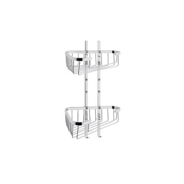VitrA A44163 Base 300 Paslanmaz Çelik İkili Krom Süngerlik