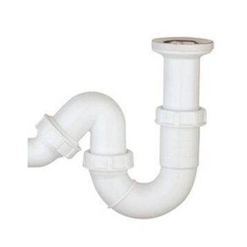 VitrA A45110 P Tipi Plastik Lavabo Sifonu Seti
