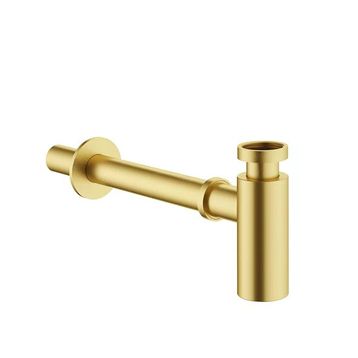 VitrA A4512325 Origin Classic T Tipi Fırçalanmış Alt Grubu Altın Lavabo Sifonu