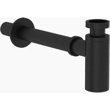 VitrA A4512336WTC T Tipi Mat Siyah Alt Grubu Lavabo Sifonu