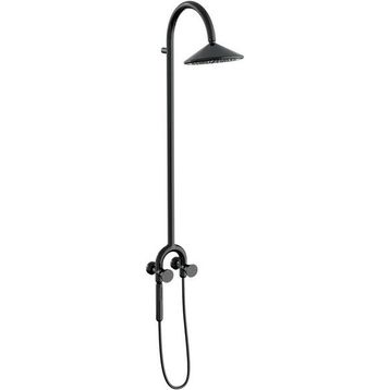 VitrA A4721939 Liquid Tom Dixon Parlak Siyah Termostatik Duş Kolonu