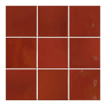 VitrA K9484258 10x10 cm Retromix Lava Kırmızı Parlak Seramik
