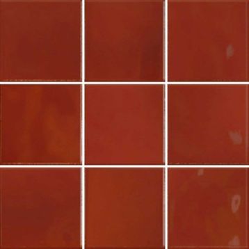 VitrA K9484258 10x10 cm Retromix Lava Kırmızı Parlak Seramik