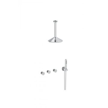 VitrA Liquid A42777 Krom Ankastre Duş Seti