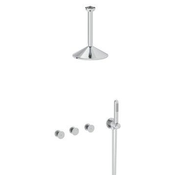 VitrA Liquid A42777 Krom Ankastre Duş Seti