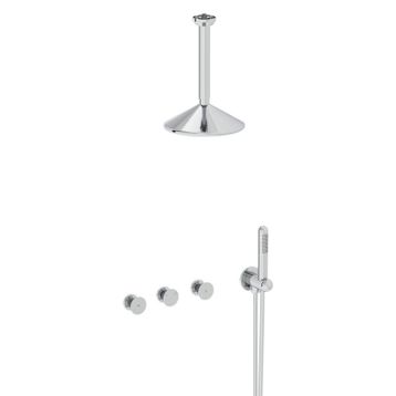 VitrA Liquid A42777 Krom Ankastre Duş Seti