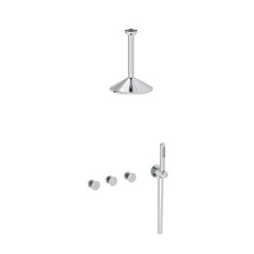 VitrA Liquid A42777 Krom Ankastre Duş Seti