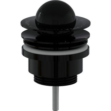VitrA Liquid A4516939 Parlak Siyah Yuvarlak Lavabo Süzgeci