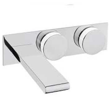 VitrA Memoria A4231457 Ankastre Lavabo Bataryası, Krom/Beyaz