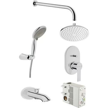 VitrA N42253 Artema Fold S Ankastre Banyo Bataryası