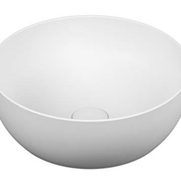 VitrA Outline 5992B401-0016 40 cm Mat Beyaz Yuvarlak Çanak Lavabo