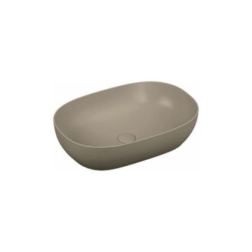 VitrA Outline 5995B420-0016 60 cm Mat Bej Oval Çanak Lavabo