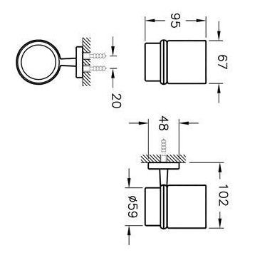 VitrA Q-Line A44993 Diş Fırçalığı