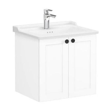 VitrA Root Classic 60 cm Beyaz Kapaklı Banyo Dolabı Alt Modül Lavabo