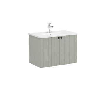 VitrA Root Groove 69295 Mat Retro Yeşil 80 cm Kapaklı Lavabo Dolabı