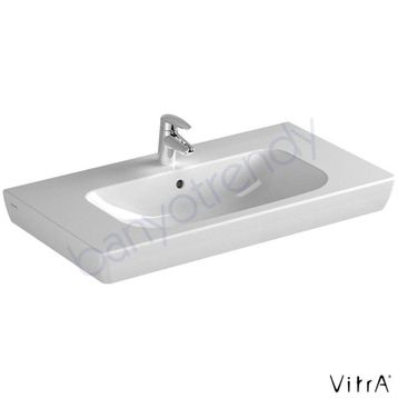 VitrA S20 85 cm Etajerli Lavabo