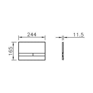 VitrA Select 740-1100 Beyaz Kumanda Panel
