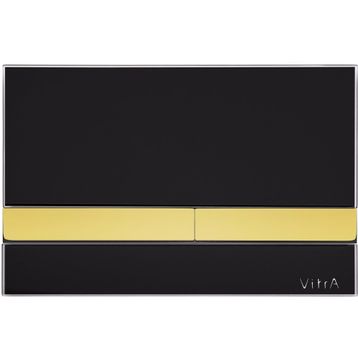 VitrA Select 740-1105 Siyah-Altın Kumanda Paneli