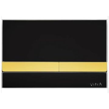 VitrA Select 740-1105 Siyah-Altın Kumanda Paneli