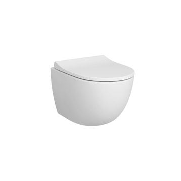 VitrA Sento 7747B003-0559 Rim-ex Kısa 50 cm Beyaz Asma Klozet