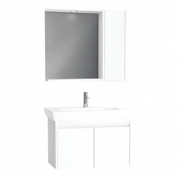VitrA Step Beyaz 85 CM Kapaklı Banyo Dolabı