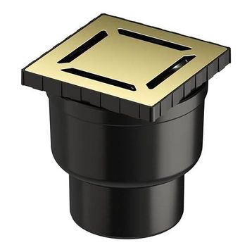 VitrA V-Flow 5608275 Kare Parlak Altın Duş Kapağı