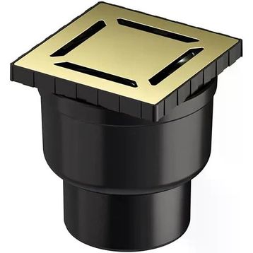 VitrA V-Flow 5608275 Kare Parlak Altın Duş Kapağı