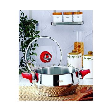 Vivaldi 30 cm 18/10 Çelik Derin 11lt Aşure Tenceresi